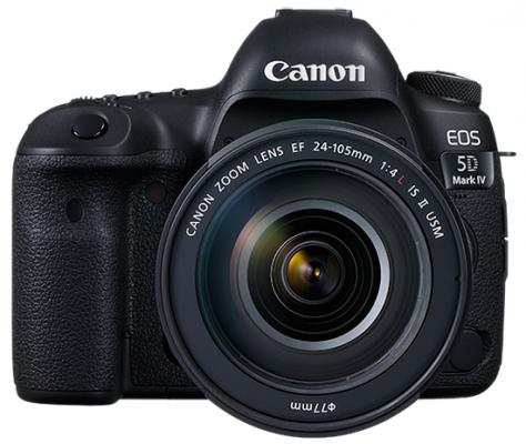Зеркальная фотокамера Canon EOS 5D Mark IV Body черный 1483C025