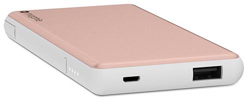 Портативное зарядное устройство Mophie PowerStation Plus mini 4000мАч розовое золото 3543