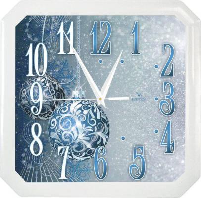 Часы настенные Вега П4-7/7-85 Синие шары белый синий