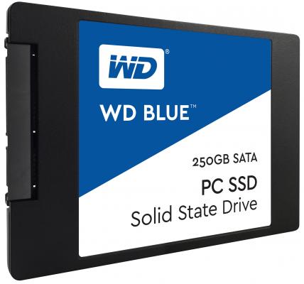 Твердотельный накопитель SSD 2.5" 250 Gb Western Digital WDS250G1B0A Read 540Mb/s Write 500Mb/s TLC