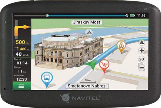 Навигатор Navitel E500 5" 800x480 4GB microSD черный + Europe maps