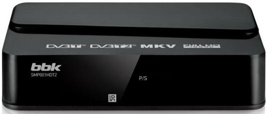 

Тюнер цифровой DVB-T2 BBK SMP001HDT2 черный