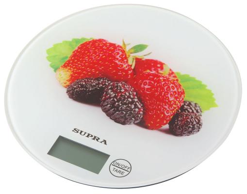 Весы кухонные Supra BSS-4601 белый рисунок 10956