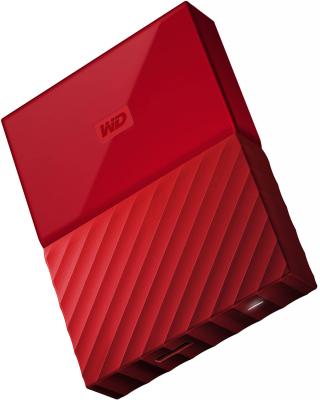 Внешний жесткий диск 2.5" USB3.0 2 Tb Western Digital WDBUAX0020BRD-EEUE красный