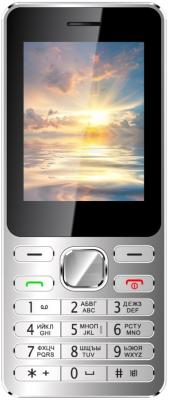Мобильный телефон Vertex D508 серебристый 2.4&quot; D508SILBL