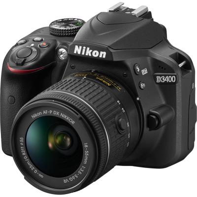 Зеркальная фотокамера Nikon D3400 KIT 18-55mm 24.2Mp черный VBA490K001
