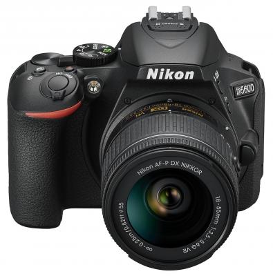 Зеркальная фотокамера Nikon D5600 KIT 18-55mm 24.1Mp черный