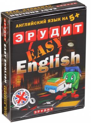 Настольная игра развивающая Биплант Эрудит Easy English подарочный 10007
