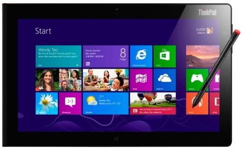 Планшет Lenovo ThinkPad Tablet 10 10.1" 64Gb черный Wi-Fi Bluetooth Windows 20E3003QRT