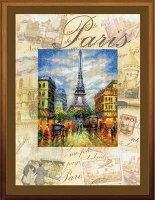 Набор для вышивания Riolis "Сотвори Сама" - Города мира "Париж" от 7 лет