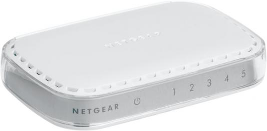 Коммутатор NETGEAR GS605-400PES неуправляемый 5 портов 10/100/1000Mbps