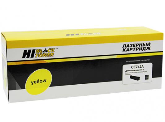 Картридж Hi-Black CE742A для HP CLJ CP5220/5225/5225n/5225dn желтый 7300стр