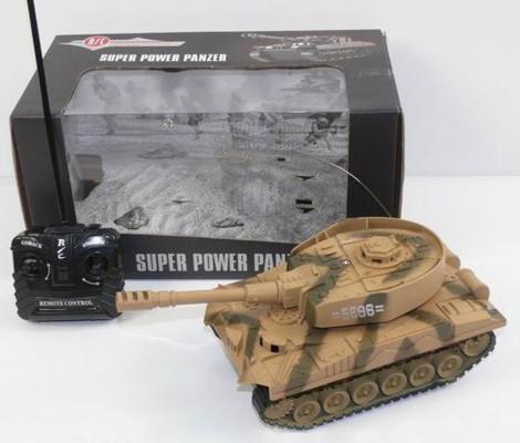 Танк на радиоуправлении Shantou Gepai Super Power Panzer камуфляж от 3 лет пластик  5896