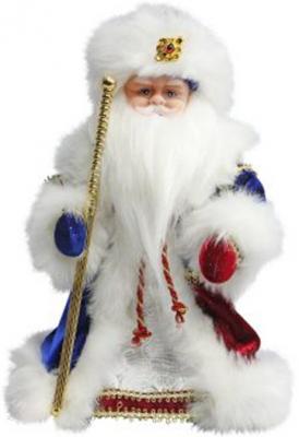Дед Мороз Новогодняя сказка Боярский 30 см, мех., муз., песня "В лесу родилась елочка" 972613