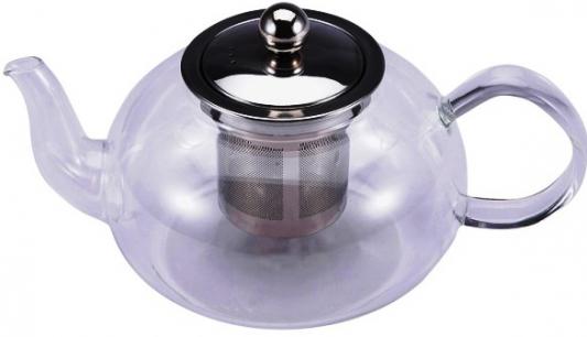 Чайник заварочный Wellberg WB-6857 прозрачный 0.8 л стекло