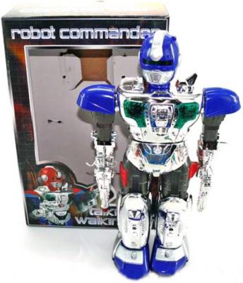 Боевой робот Shantou Gepai Robot Commander 38 см двигающийся со звуком светящийся  JL-728D