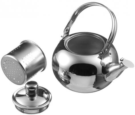 Чайник заварочный Wellberg WB-6115 серебристый 1 л металл
