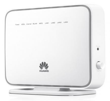 Беспроводной маршрутизатор ADSL Huawei HG531 802.11bgn 300Mbps 2.4 ГГц 4xLAN USB белый