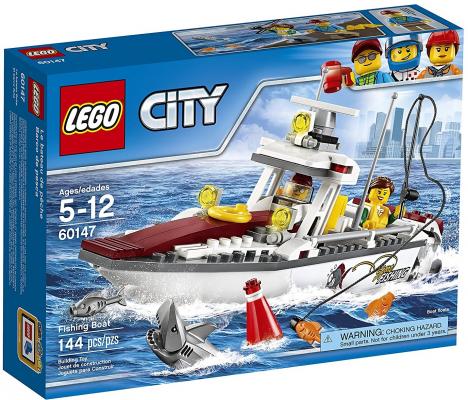 Конструктор LEGO City: Рыболовный катер 144 элемента 60147