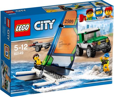 Конструктор LEGO City: Внедорожник с прицепом для катамарана 198 элементов 60149
