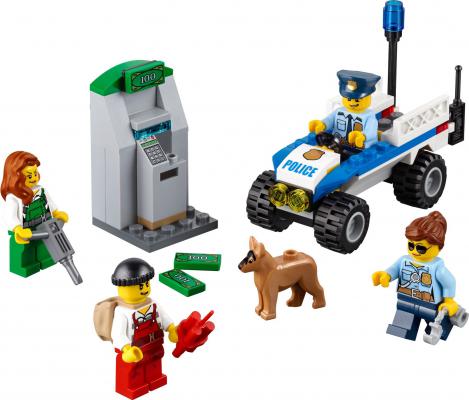 Конструктор LEGO Набор для начинающих - Полиция 80 элементов 60136