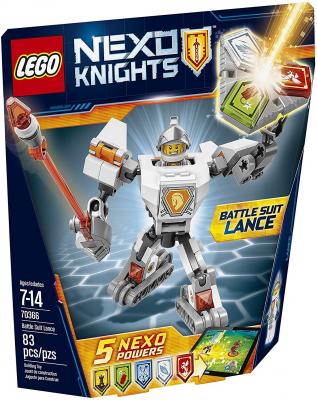 Конструктор LEGO Nexo Knights Боевые доспехи Ланса 83 элемента 70366