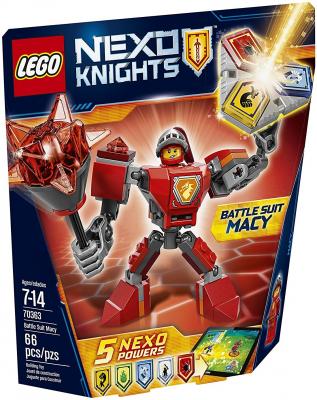 Конструктор LEGO Nexo Knights Боевые доспехи Мэйси 66 элементов 70363