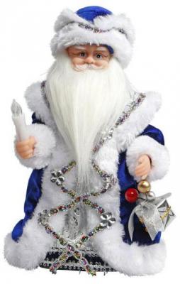 

Дед Мороз Новогодняя сказка синий 30 см 1 шт пластик, текстиль, мех