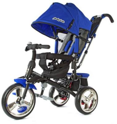 Велосипед трехколёсный Moby Kids Comfort -maxi 12*/10* синий  968SL12/10