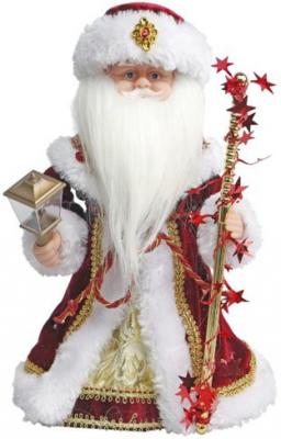 Дед Мороз Новогодняя сказка в красном 30 см, мех., муз., песня "В лесу родилась елочка" 972605