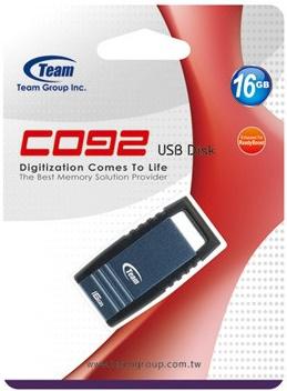 Флешка USB 16Gb TEAM C092 Drive серый TG016GC092/AX