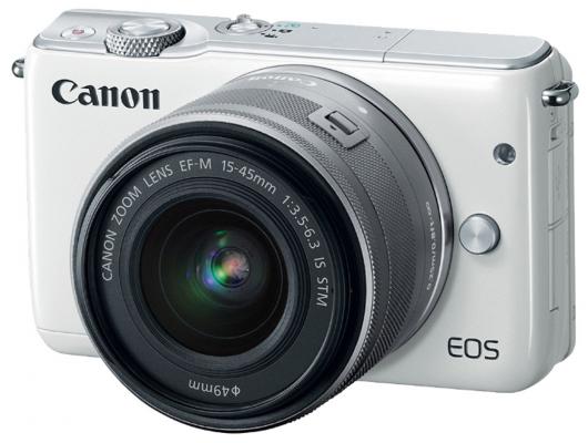 Фотоаппарат Canon EOS M10 15-45IS STM белый