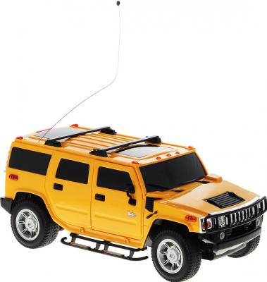 Машинка на радиоуправлении 1toy Hummer H2 пластик от 5 лет желтый Т54267