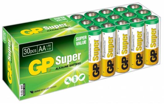 Батарейки GP Super Alkaline LR6 30 шт GP 15A-B30