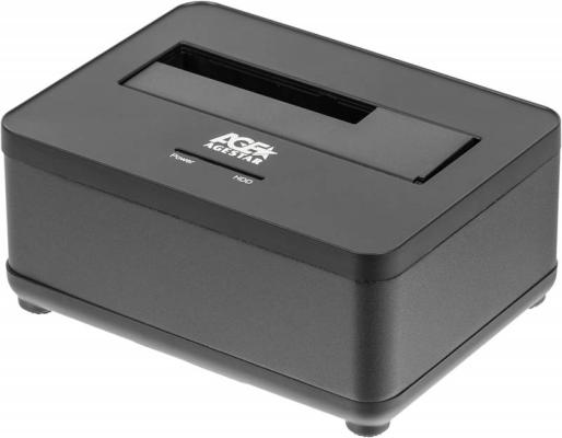Док станция для HDD 2.5"/3.5" SATA AgeStar 3UBT7 USB3.0 черный