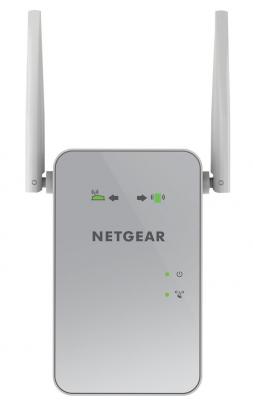 Ретранслятор NetGear EX6150-100PES 802.11aс 1200Mbps 5 ГГц 2.4 ГГц 1xLAN серый
