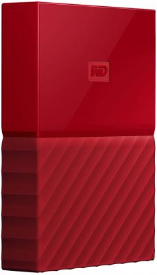 Внешний жесткий диск 2.5" USB3.0 1 Tb Western Digital My Passport WDBBEX0010BRD-EEUE красный