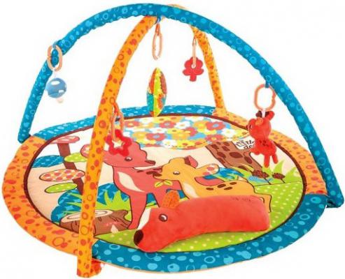 Коврик Жирафики развивающий "Оленёнок Бэмби" с подушкой, 5-ю развивающими игрушками и пищалкой 939354