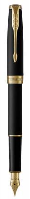 Перьевая ручка Parker Sonnet Core F528 Matte Black GT черный F 1931516