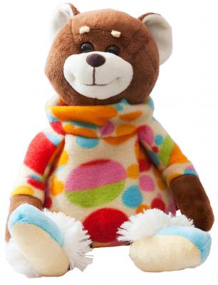 Мягкая игрушка-грелка медведь FANCY "Вместе теплее" 25 см коричневый плюш текстиль пластик семена просо  TCD0GV