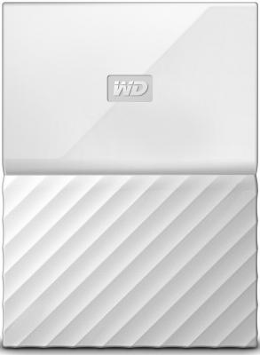 Внешний жесткий диск 2.5" USB3.0 4 Tb Western Digital My Passport WDBUAX0040BWT-EEUE белый