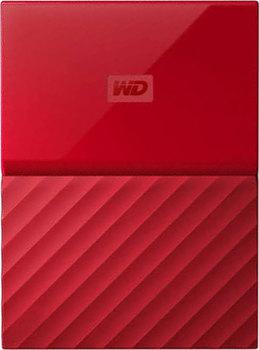 Внешний жесткий диск 2.5" USB3.0 3 Tb Western Digital My Passport WDBUAX0030BRD-EEUE красный
