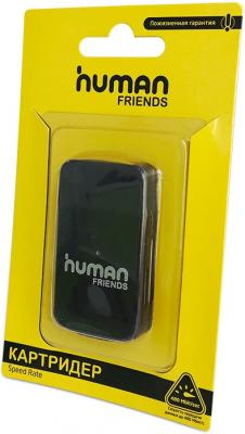 Картридер внешний CBR Human Friends Speed Rate Multi Black MicroSD