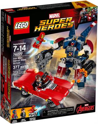 Конструктор LEGO Super Heroes: Железный человек: Стальной Детройт наносит удар 377 элементов 76077