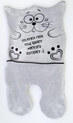 Антистрессовая игрушка кот СПИ "Котик" текстиль полистирол серый 30 см в ассортименте 15АСП35ИВ