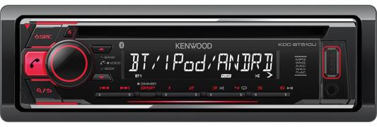 Автомагнитола Kenwood KDC-BT510U USB MP3 CD FM 1DIN 4х50Вт черный