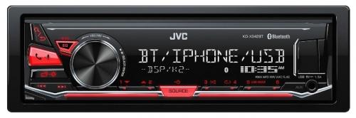 Автомагнитола JVC KD-X342BT USB MP3 FM RDS 1DIN 4x50Вт черный