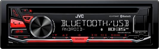 Автомагнитола JVC KD-R784BT USB MP3 CD FM 1DIN 4x50Вт черный
