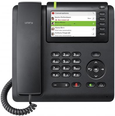 Телефон IP Siemens Unify OpenScape CP600 черный L30250-F600-C428