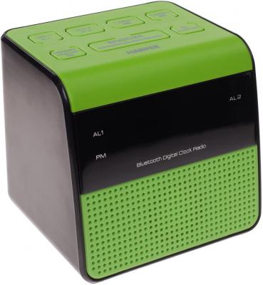 Радиобудильник Harper HRCB-7768 зелёный чёрный